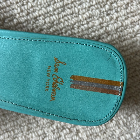 The Dawson slide by Sam Edelman in turquoise - Picture 3 of 3